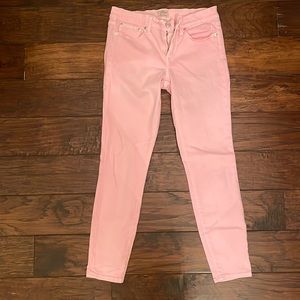 JCrew, bubblegum pink, ankle jeans.  Super soft & stretchy!